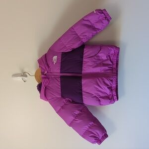 The North Face Pink & Purple 550 Down Coat Jacket - Size 2T